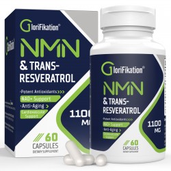 G-TN Glorifikation NMN Trans-Resveratrol Capsules 1100mg, 60 Capsules G-TN Glorifikation NMN Trans-Resveratrol Capsules 1100mg, 60 Capsules