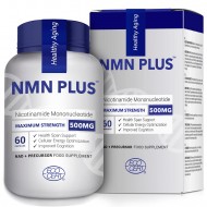 NMN PLUS Maximum Strength NMN Capsules, 500mg, NAD+ Levels , 60 Capsules Nicotinamide Mononucleotide Supplement, 60 Capsules NMN PLUS Maximum Strength NMN Capsules, 500mg, NAD+ Levels , 60 Capsules Nicotinamide Mononucleotide Supplement, 60 Capsules